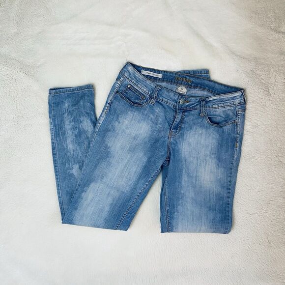 Decree Denim - Decree Women’s Size 13 Light Wash Skinny Jeans Y2K Faded Denim